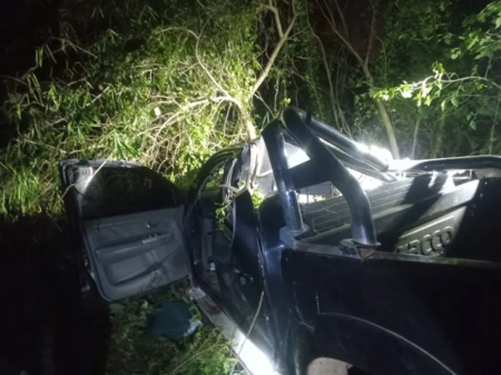 Corrientes: un adolescente murió tras estrellarse una camioneta contra un árbol